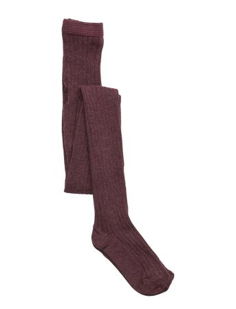 Cotton Rib Tights Socks & Tights Tights Lilla Mp Denmark