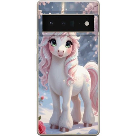 Yhteensopiva Puhelinkuori Google Pixel 6 Pro Minimalistinen glitch-typografia tekstillä cute but psycho neon-maisessa väriefektissä