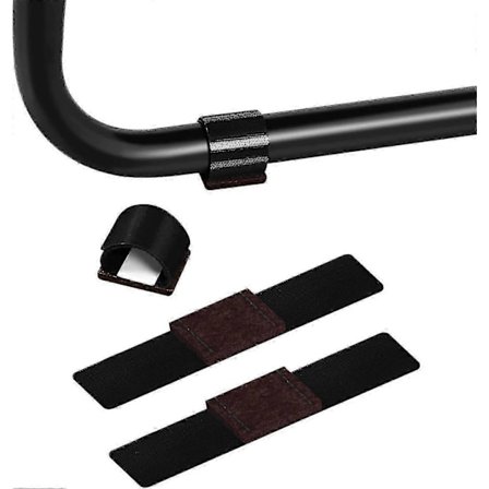 24 stk. møbelpuder i filt med burrelukning til slædestole, omsluttende filtgulvbeskyttere, kan nemt flytte skamlerne uden frygt for ridser