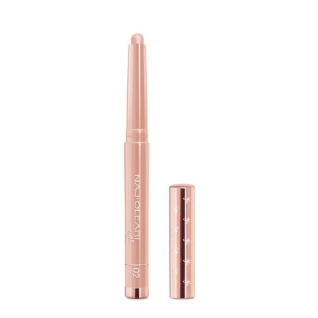Naj Oleari Absolute Stay Eyeshadow 02 Rosa Metallico - Ombretto crema