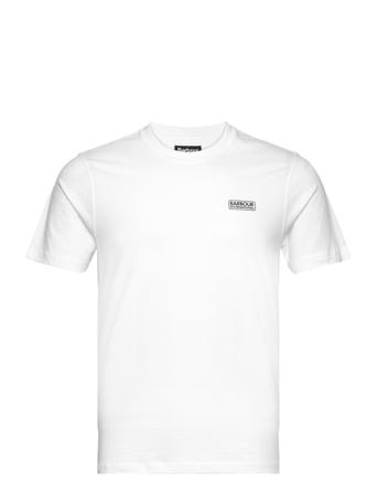 B.intl International Small Logo Tee Designers T-Kortærmet Skjorte White Barbour