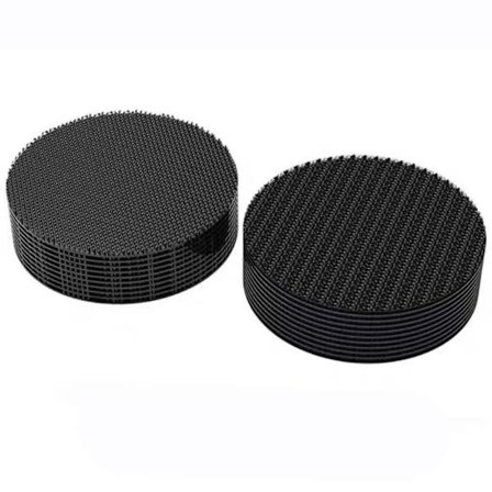 Måttefikserende klistermærker Bilmåtte Fikserede lapper RUND RUND