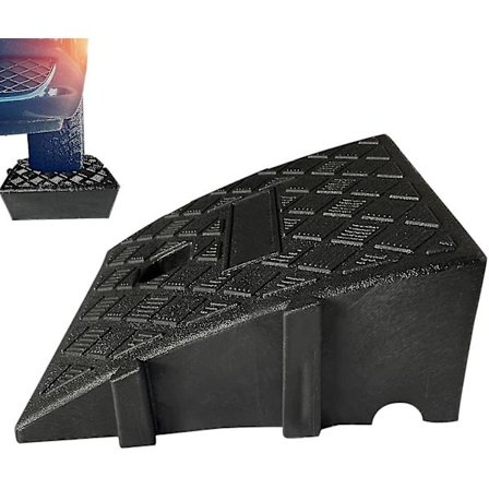 Bilfortau, kraftig PVC-rampe for innkjørsel - Fortau for bobil, lastebil, skur, kjæledyr, rullestolterskelrampe