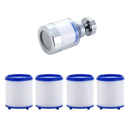 2-40st Kran Vattenfilter Element Tar Bort Klor Tungmetaller Filtrerade Duschhuvuden Bad Filtrering Renare Mjukgör Hårt Vatten