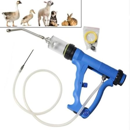 20 ml spruta praktisk steglöst justerbar för boskap, får, get, nötkreatur