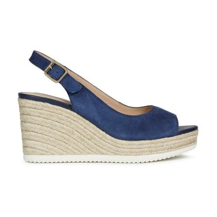 Geox, Flat Sandals Niebieski, Kobieta, Rozmiar: 40 EU