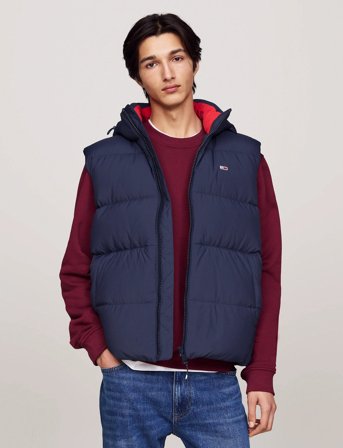 Tommy Jeans Tjm Essential Down Vest Ext - Blue - XXL