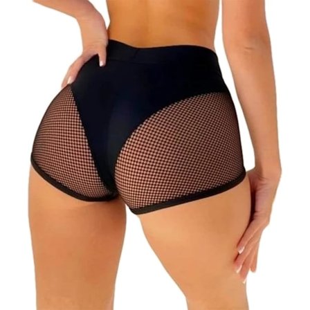 Dame Cut Out Yoga shorts crunch Booty Bukser Høy midje BSSM