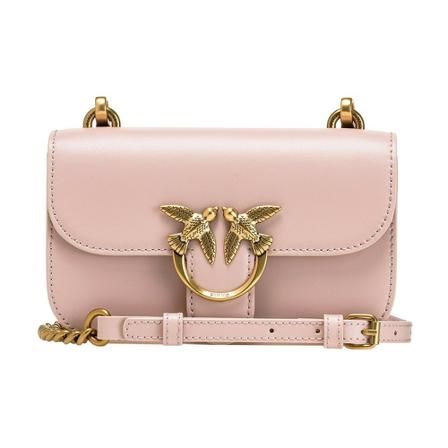 Pinko, Baby Love Bag Bell Simply Beżowy, Kobieta, Rozmiar: ONE Size