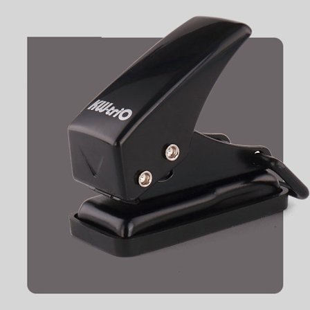 e Mini Single Hole Form Punch för Planner Disc Ring DIY