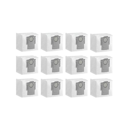 12-pack Robotdammsugare Reservdelar Dammsugarpåsar för Q5+ / Q7+ / Q7 Max+ / S7 Maxv Ultra / G10s / T8 Plus