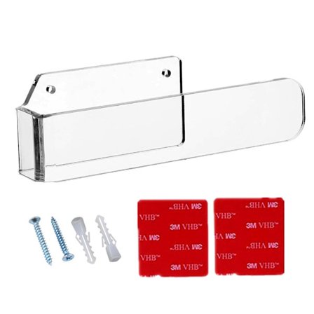 Væghængt Håndklædeholder Akryl Håndklædestang Selvklæbende Håndklædering Opbevaringsstativ til Badeværelse Køkken