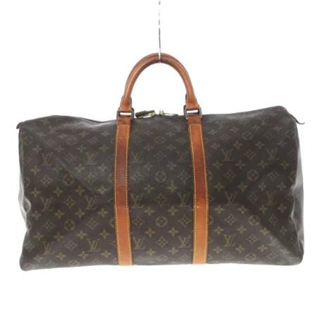 Louis Vuitton Vintage Pre-owned Polyester travel-Tass , Bruin , Dames , Maat: ONE Size Vintage Tassen