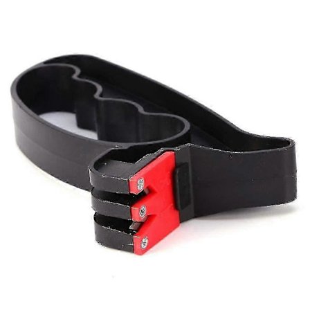 Knivsliber Kniv Slibesten Håndholdt Saks Klinge Slibning 2 I 1 Køkkenredskaber Sort 2 stk