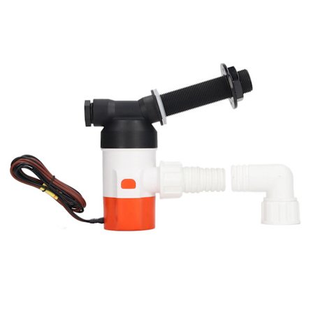 12V Marin Elektrisk Dränkbar Vattenpump 42W 1100GPH för Båtar Små Fiskejakter