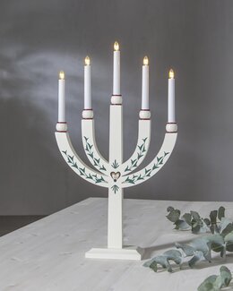 Star Trading Kynttelikkö Elias Valkoinen