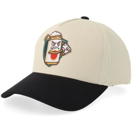 Not For Sale - Beige adjustable Keps - Beer Tour Stone/Black A-frame Adjustable @ Hatstore