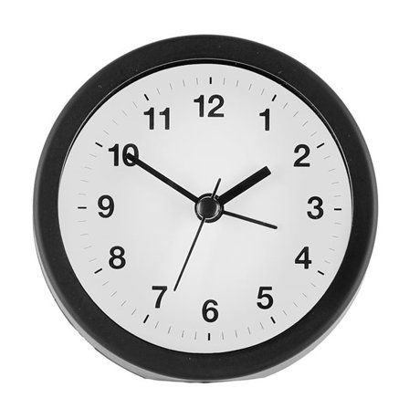 Analogt vækkeur - Svart
