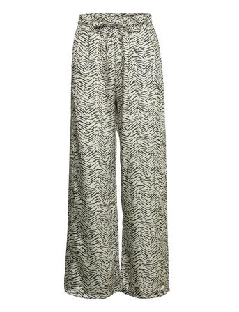 Lise Satin Aop Pants Patterned Noella