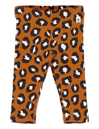 Leggings Leo Aop Brusched Insi Brown Lindex