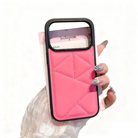 Passer for iPhone 17 mobiltelefondeksel, anti-fall trekantet skinndeksel