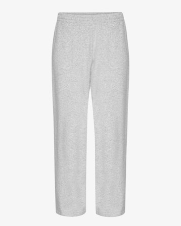 Organic Straight Leg Sweatpants - Snow Melange