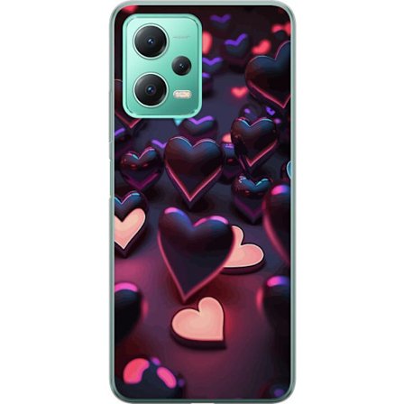 Yhteensopiva Puhelinkuori Xiaomi Xiaomi Redmi Note 12 KeskiyönSydämet