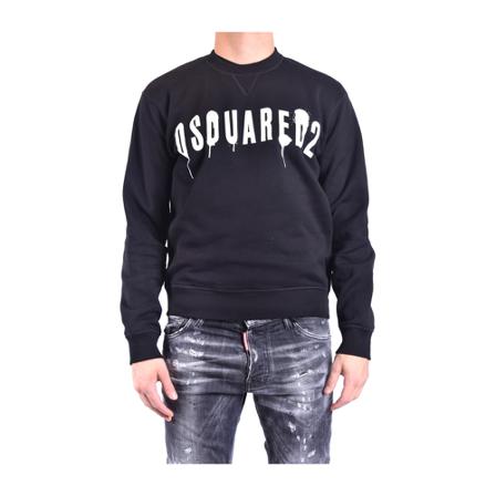 Dsquared2 Sweatshirt , Zwart , Heren , Maat: S