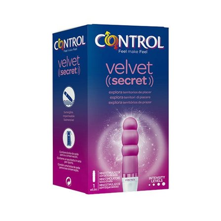 Control Velvet Secret Con Pila 1 Pezzo