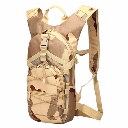 Kamouflage vattentät taktisk cykelryggsäck med flera fickor