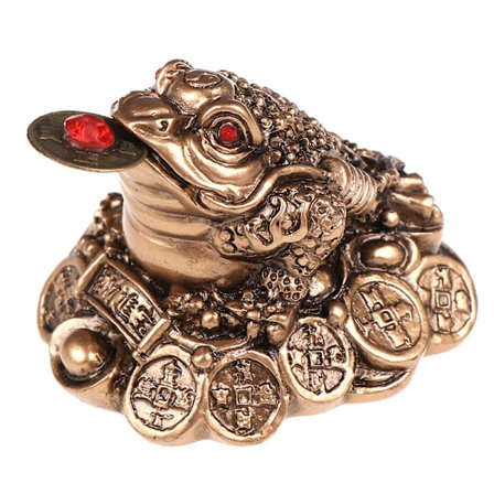 1st Fortune Frog Feng Shui Lucky Money Padda Hemmakontor Dekor