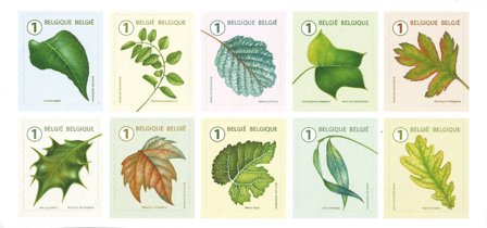 Belgien - En samling blomster - Postfrisk ark