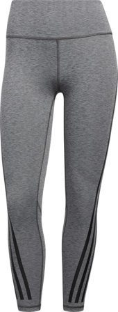 Adidas Women's Optime Training Icons 7/8 Tight Women workout trousers Grey S Short