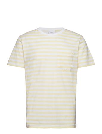 Verkstad T-Shirt T-shirts Short-sleeved Gul Makia*Betinget Tilbud