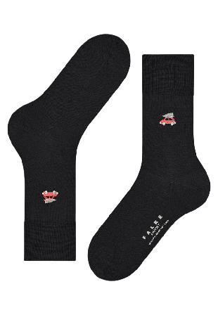 Falke Airport X-mas Car Socks Strumpor Herr Svart 41-42