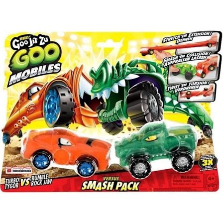 Miniatyrfordon - Älgleksaker - GOO-MOBILER - TURBO TYGER VS RUMBLER JAW