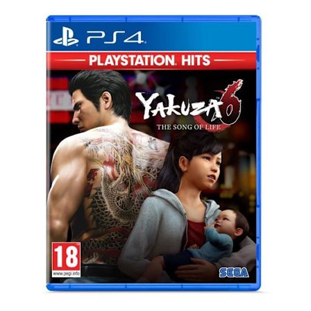 Action-äventyrsspel - SEGA - Yakuza 6 - PlayStation Hits - Contemporary Japan - 1 spelare