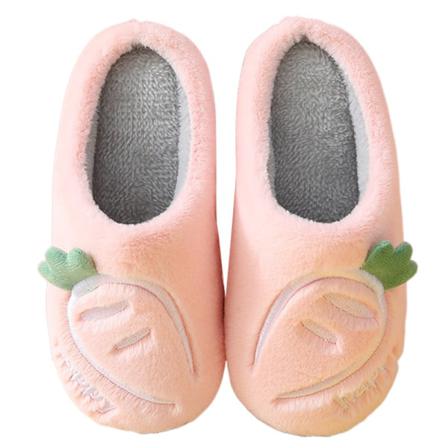 Unisex Flat Fuzzy Tofflor Slip On House Skor