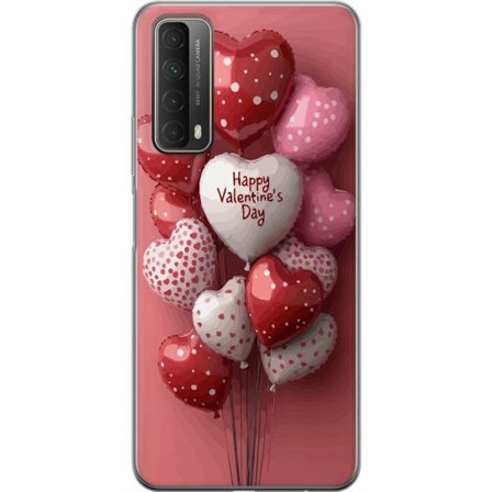 Kompatibelt Mobilskal till Huawei Huawei P smart 2021 Valentinballonger