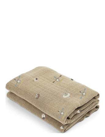 Lou Muslin Cloth 2-Pack Baby & Maternity Baby Sleep Muslins Muslin Cloths Green Nuuroo