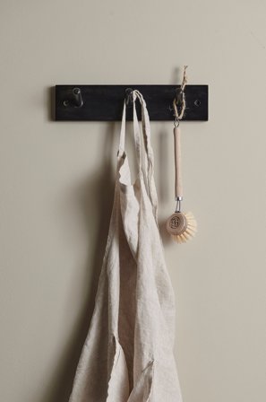 &Home - Knaggrekke Lanta 3 knagger 30 cm - Svart - Knagger & knotter - Fra Homeroom