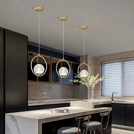 LED-riipusvalaisin kattoon, pallomainen G9