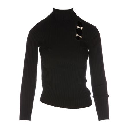 Liu Jo, Turtlenecks Czarny, Kobieta, Rozmiar: S