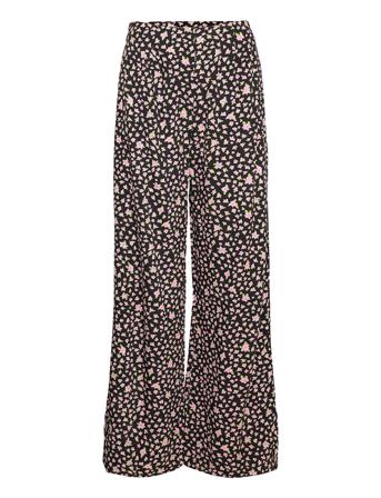 Slfjudita Hw Wide Pant B Vida Byxor Multi/mönstrad Selected Femme