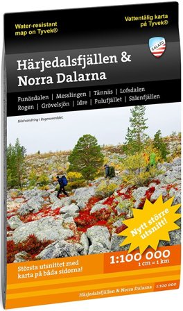 Calazo Härjedalsfjällen 1:100000