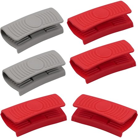 6 st Silikongrytvantar Värmebeständiga Gryt Silikon Gryt Ha