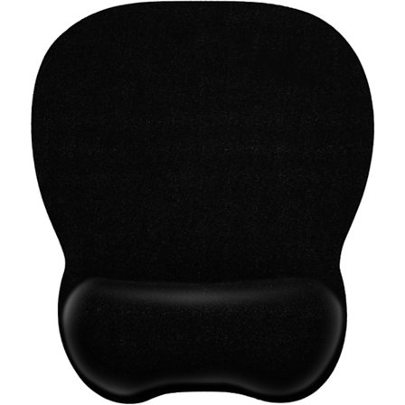 Musemåtte med ergonomisk håndledsstøtte, 4 mm musemåtte med memory foam-fyld, musemåtte til pc, computer