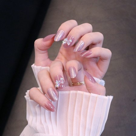 French Fake Nails Christmas False Nail SLY-518 SLY-518