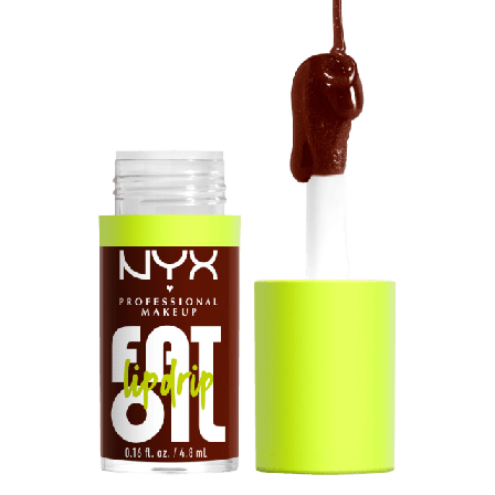 NYX Professional Makeup Fat Oil Lip Drip Läppglans Unisex Brun 4,8 ml