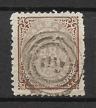 Danmark 1870 - AFA 21 - Stemplet